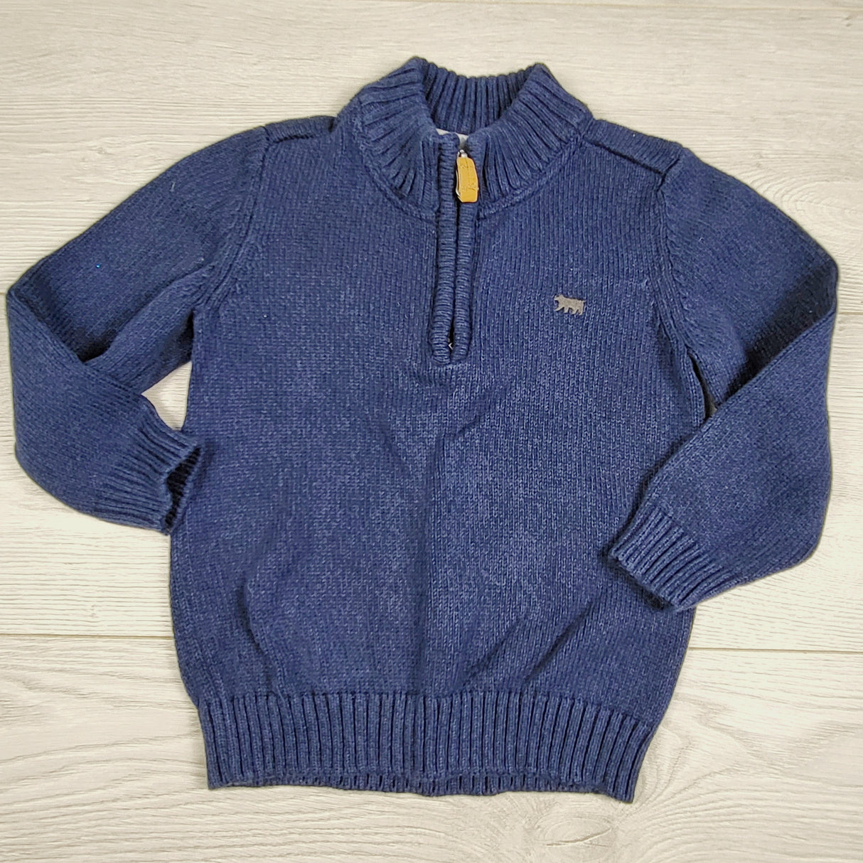 MCX1 - Carters blue half zip pullover sweater. Size 24 months