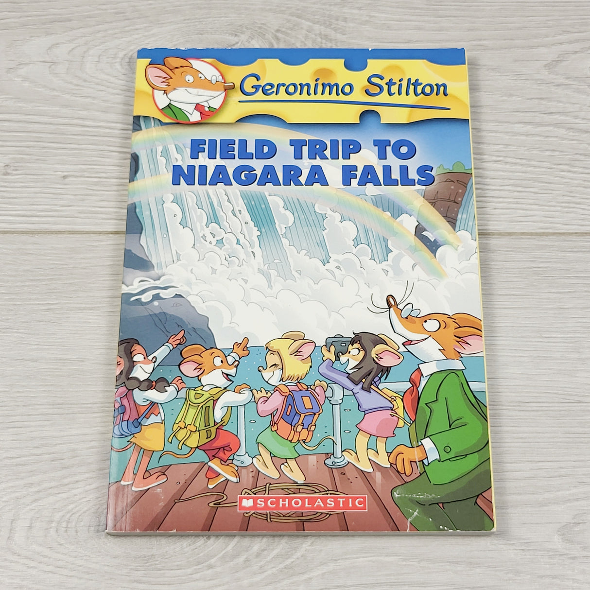 KLJ1 - Geronimo Stilton: Field Trip to Niagra Falls. Soft cover chapter book