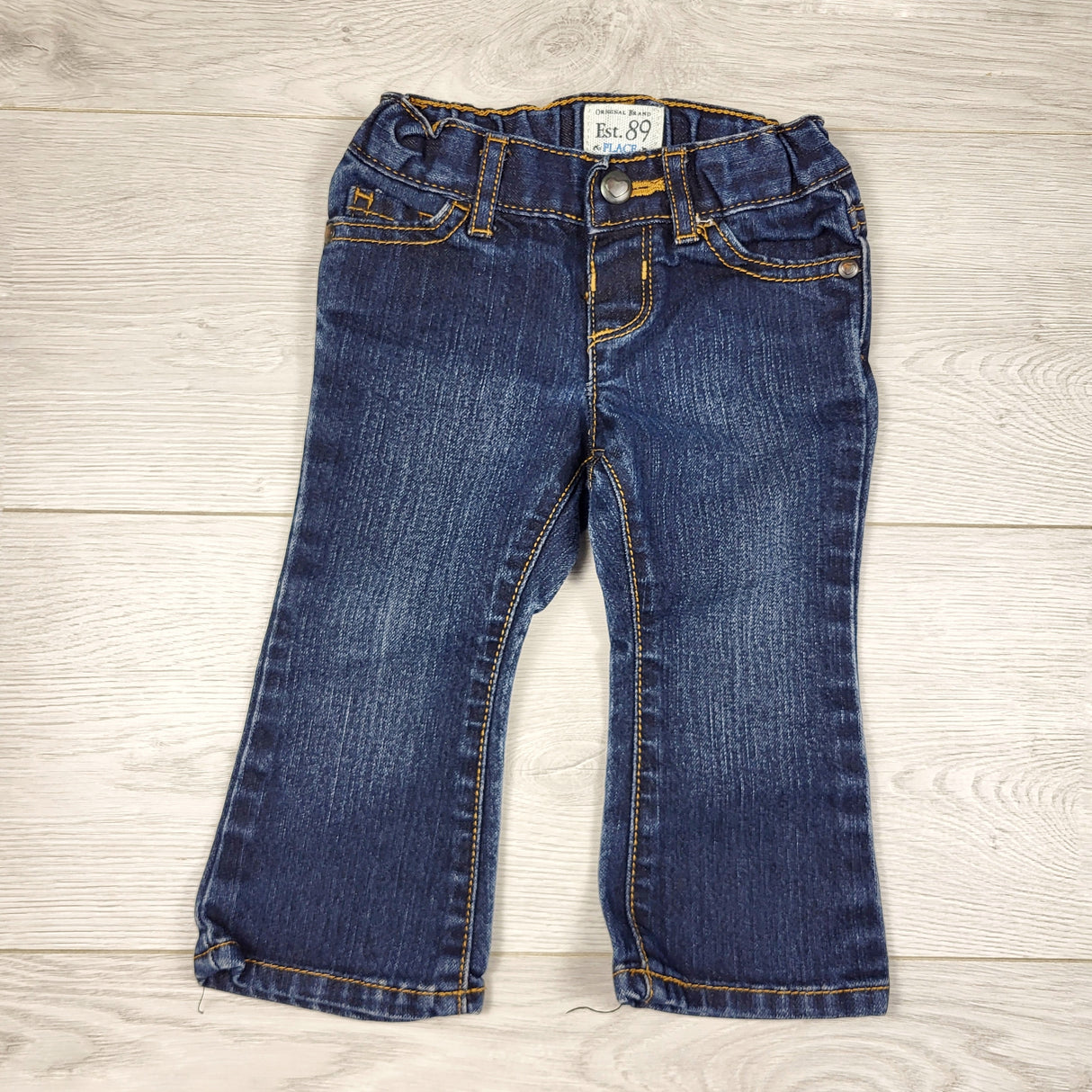 RBEN1 - Children's Place boot cut jeans. Size 12-18 months