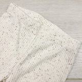 RBEN1 - Carters white speckled ribbed leggings. Size 3 months