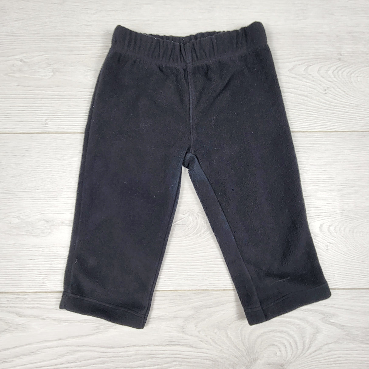 PTOM1 - Carters black fleece pants. Size 6 months