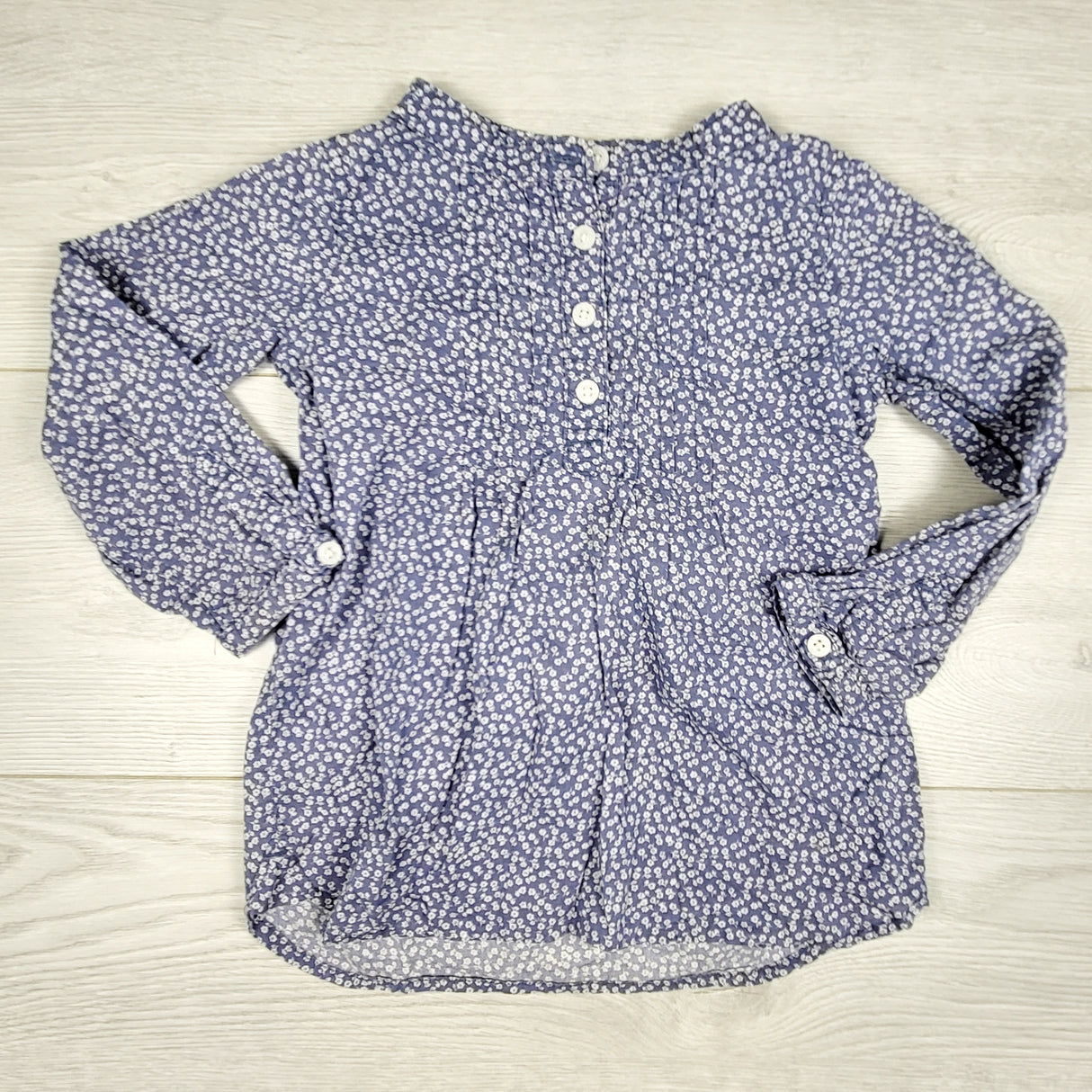 ECRS1 - Gap blue floral print dress. Size 3T