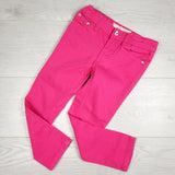 LUGE11 - Lulu Luv pink pants with sequin butterfly. Size 4T