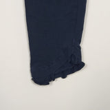 MAWA1 - Peekaboo Beans black leggings with ruffles at ankles. Size 10 🍁