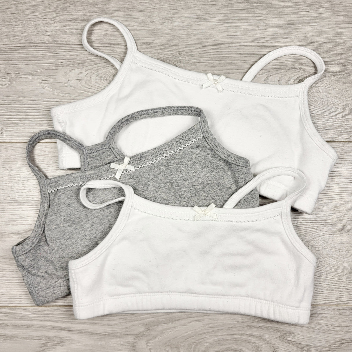 MAWA1 - Hanna Andersson 3-pack of lightly padded bralettes. Size XL