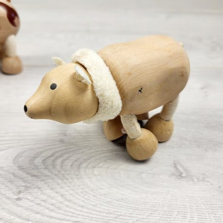 MAWA1 - Animalz wooden poseable animals - price is piece. Retail new for $30 each