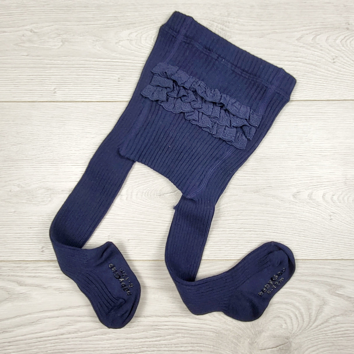 JEPR3 - Gap navy tights with ruffle bum. Size 6-12 months