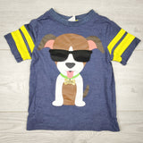 JLSN1 - Young Awesome blue t-shirt dog. Size 2T