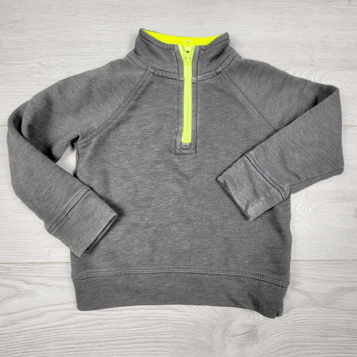 ADMX11 - Joe grey half zip pullover. Size 2T