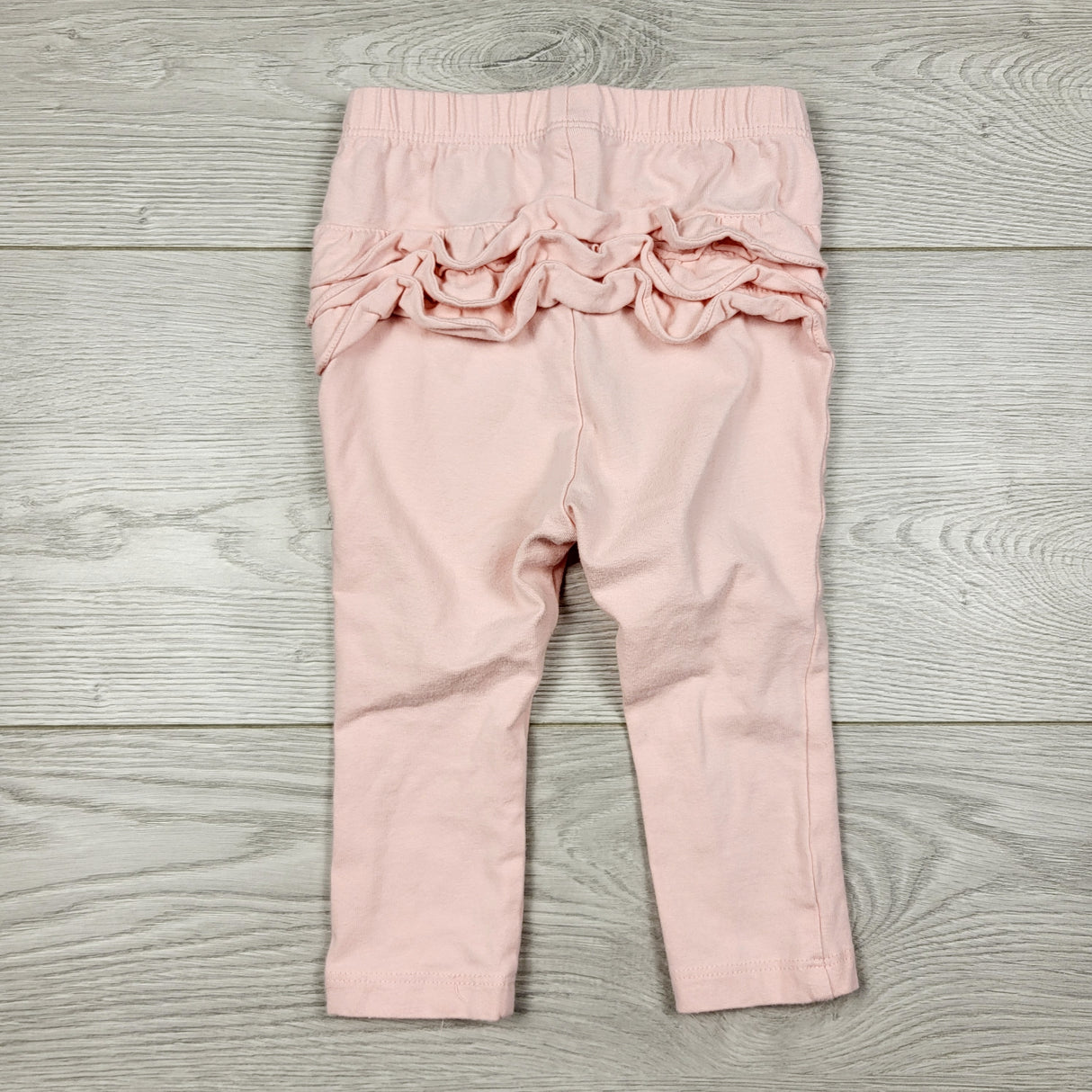 JGIB1 - Old Navy light pink leggings with ruffle bum. Size 6-12 months