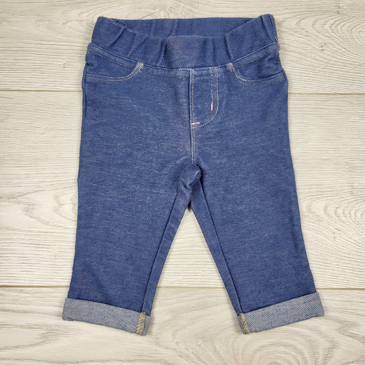 ECRS2 - Gymboree denim look leggings. Size 0-3 months