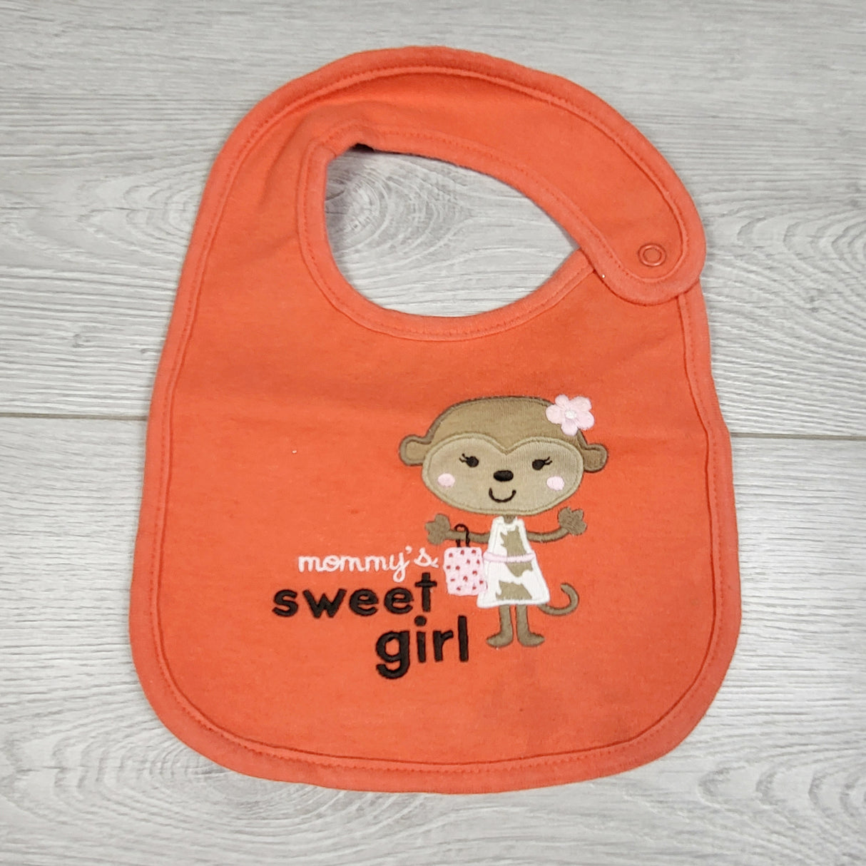 MAWA2 - Carters plastic backed "Mommy's Sweet Girl" bib
