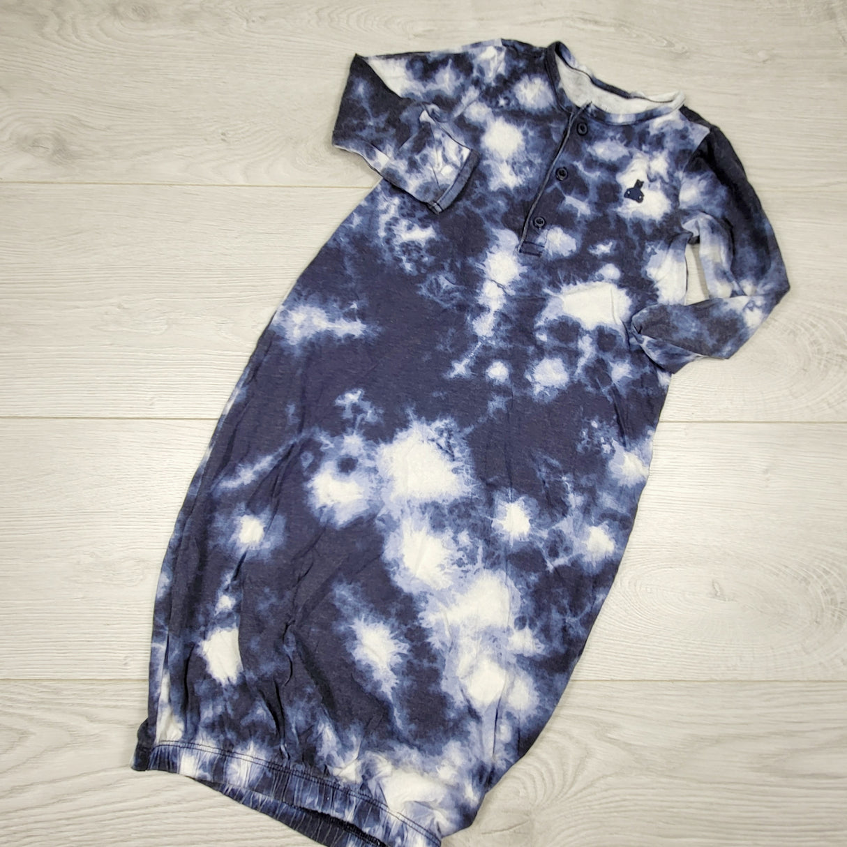 DMKY1 - Gap navy tie dye sleep gown. Size 6-9 months