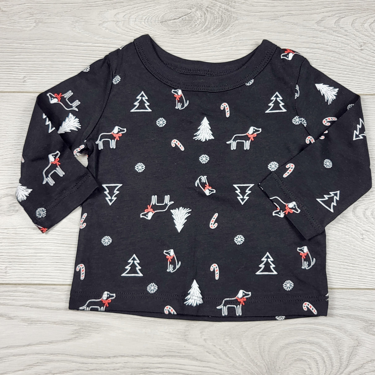 DMKY2- Joe black long sleeved holiday top. Size 0-3 months