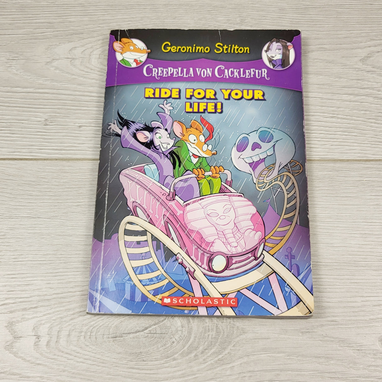 JLSN22 - Ride For Your Life. Soft cover Geronimo Stilton chapter book