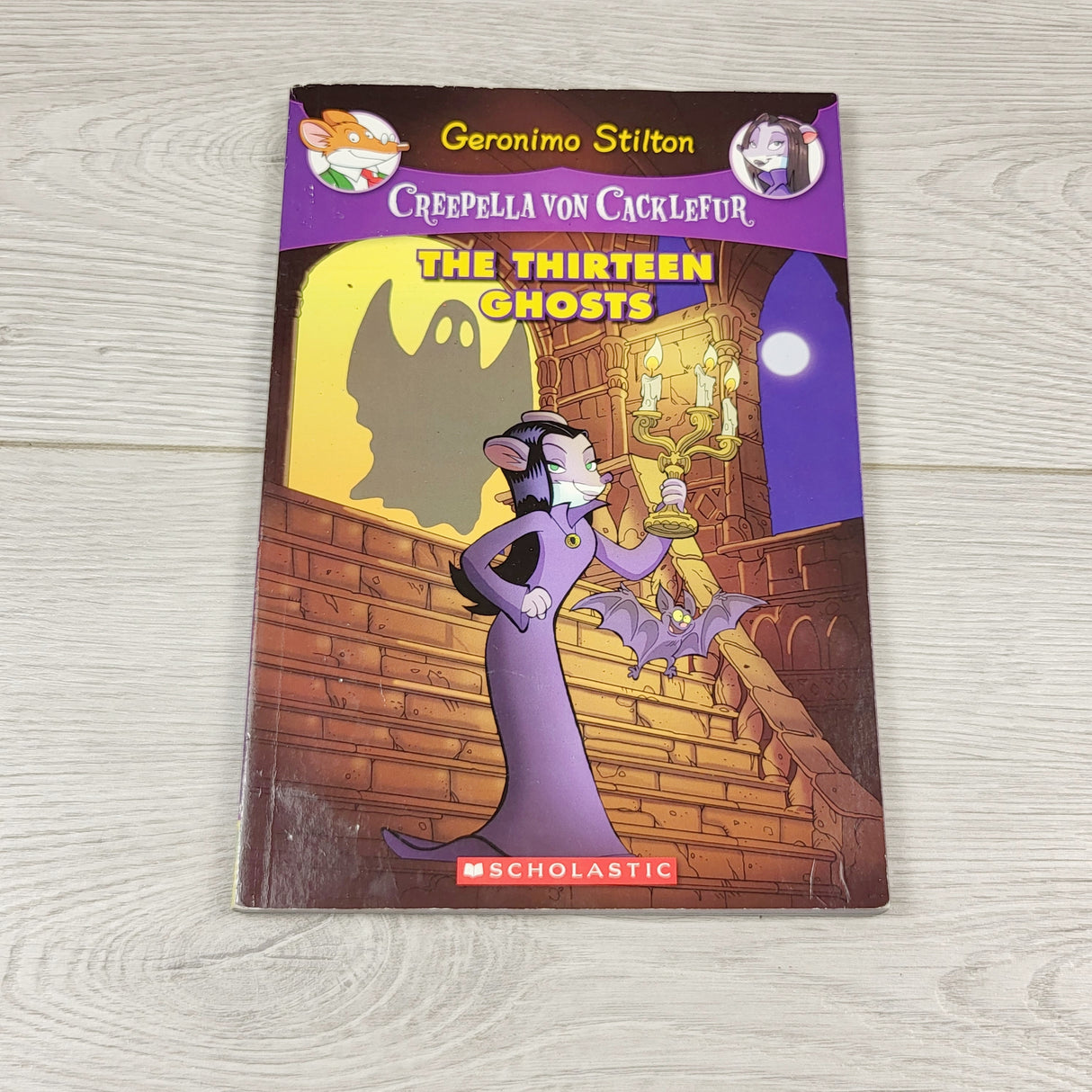 JLSN22 - The Thirteen Ghosts. Soft cover Geronimo Stilton chapter book