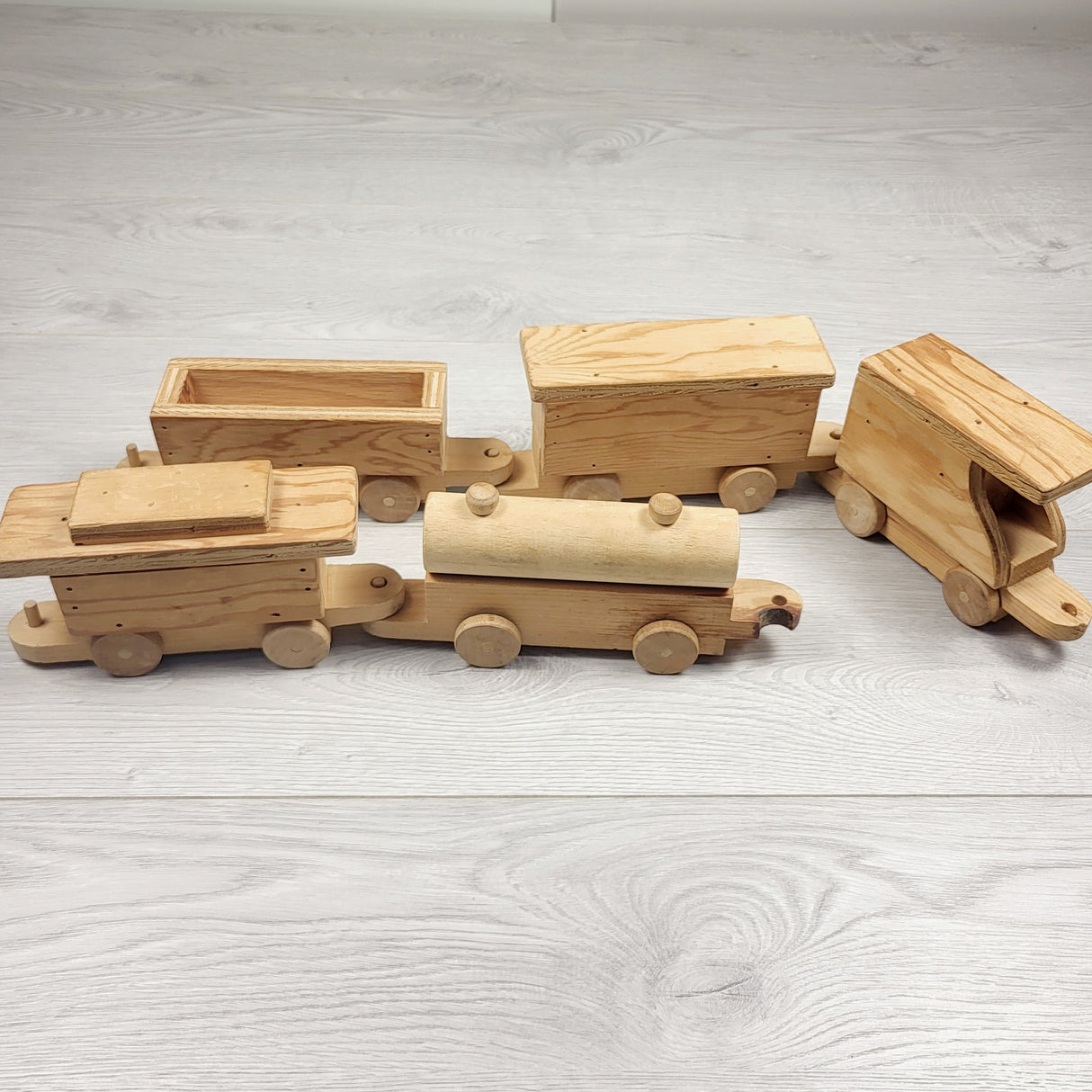 JLMB3 - Jumbo handmade wooden train set (sorry, no shipping)