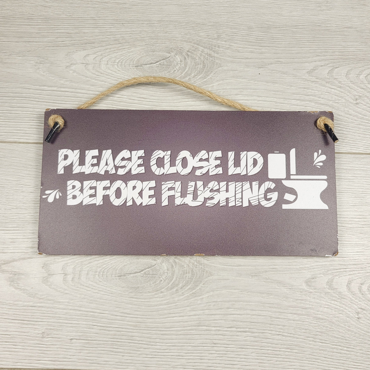 JLMB3 - Wooden bathroom sign