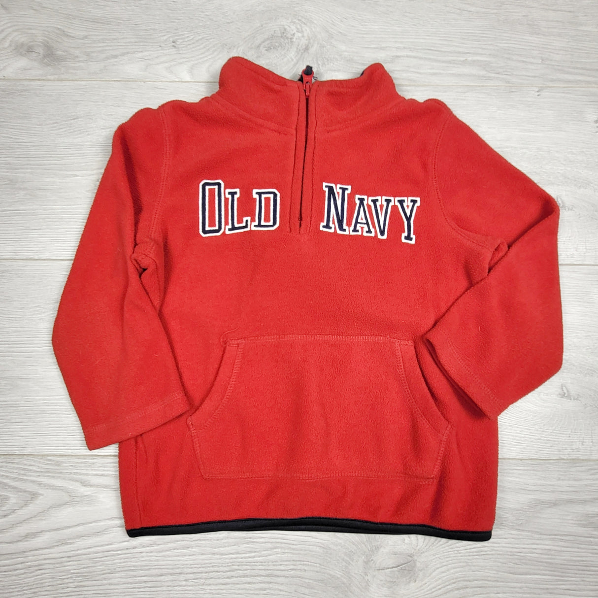 CHLSC11 - Old Navy red half zip fleece pullover. Size 4T