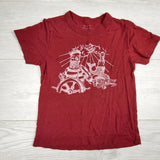 JGAL1- OMDL Coastal hand printed bamboo blend t-shirt. 4T 🍁