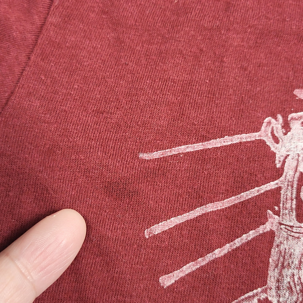 JGAL1- OMDL Coastal hand printed bamboo blend t-shirt. 4T 🍁