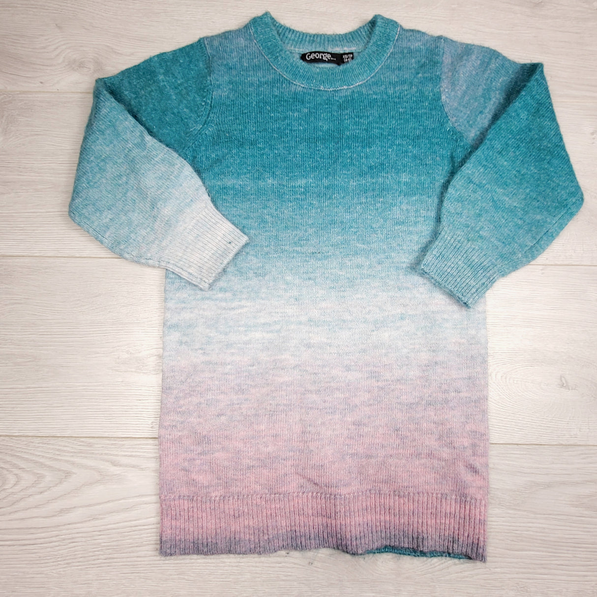 JLSN4 - George super soft ombre style sweater dress. Size 4/5T