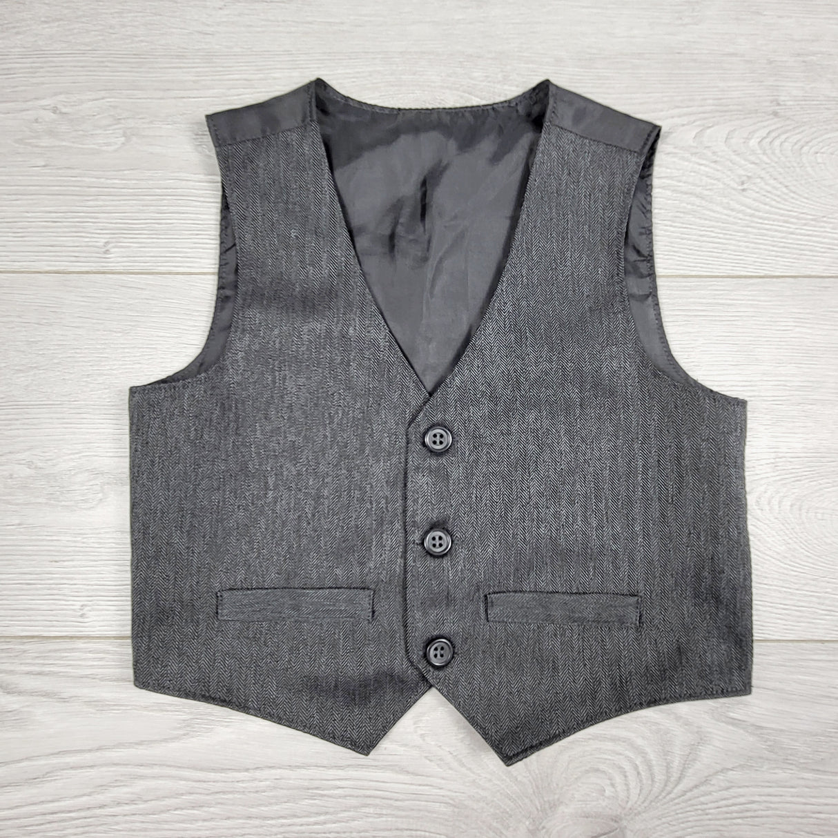 CHSP2 - George grey suit vest. Size 2T