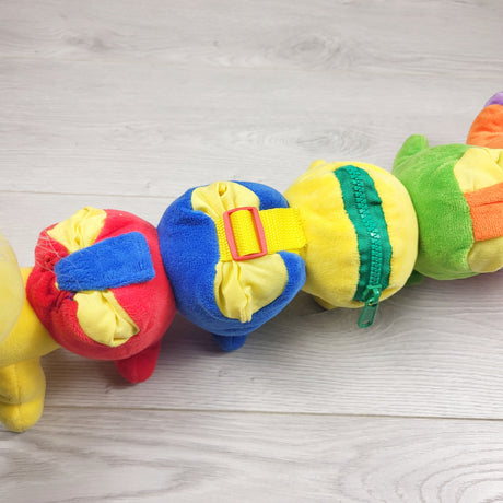ALWE3 - Edushape plush skills caterpillar (sorry, no shipping)