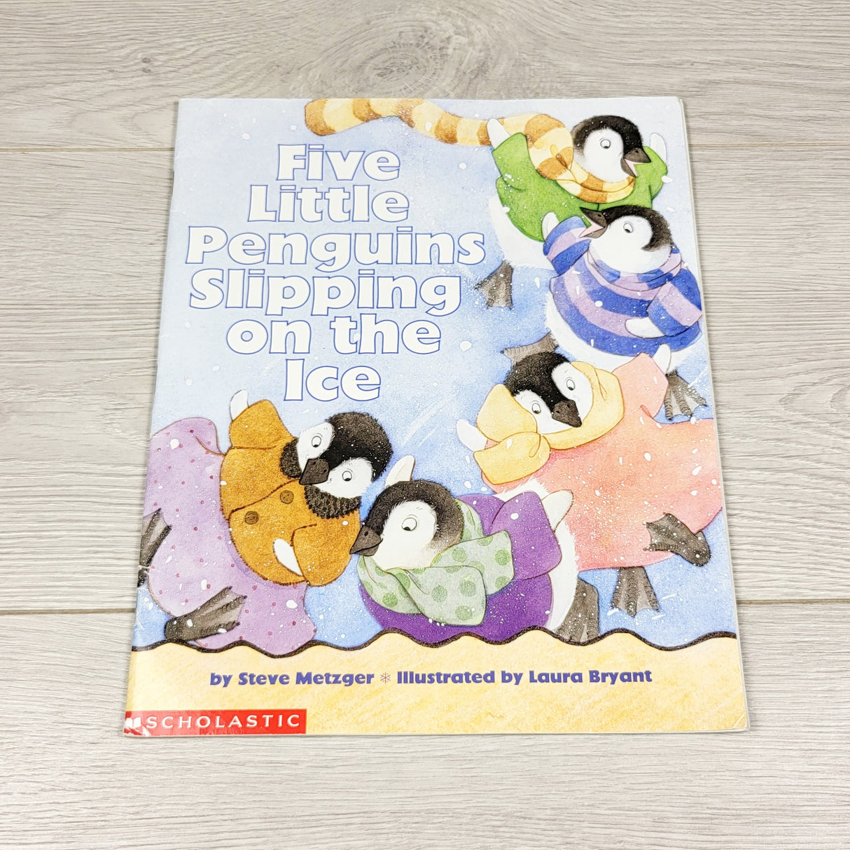 ALWE3 - Five Little Penguins Slipping on the Ice. Soft cover book