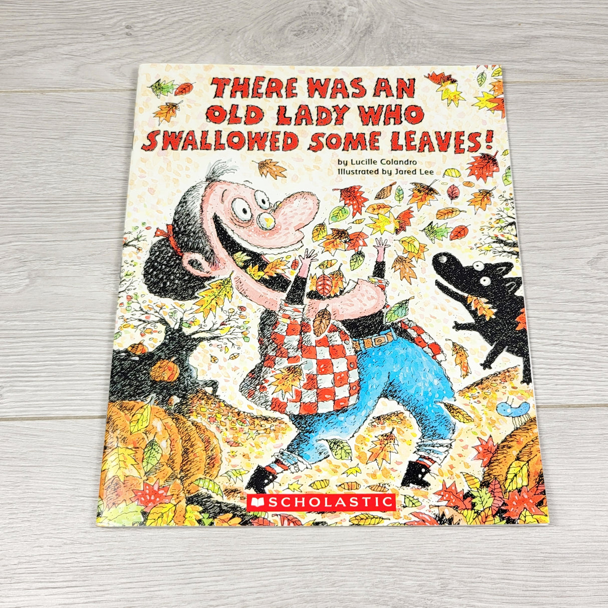 ALWE3 - There Was an Old Lady Who Swallowed Some Leaves. Soft cover book