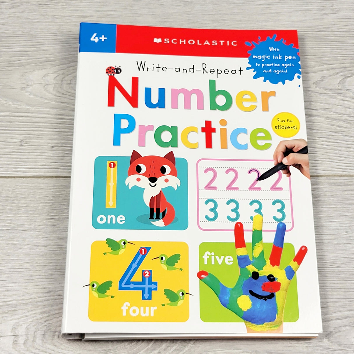 KMIL1 - Number Practice fading ink workbook - read below
