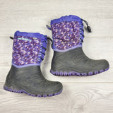 CHLSC2- Merrell purple patterned "Quest Lite" waterproof boots. Size 12