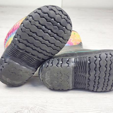 CHLSC2 - Tie dye neoprene rain boots. Size 11