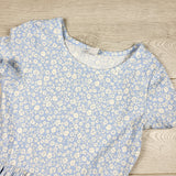 KTBL1 - Joe blue floral print rib knit dress. Size 7/8