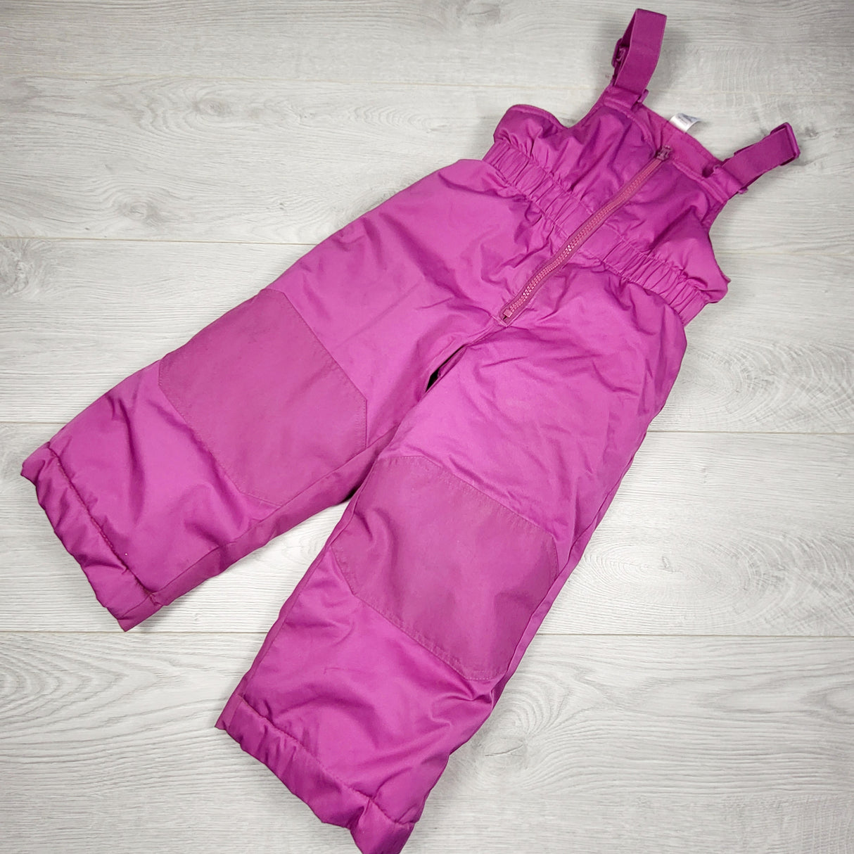 ALWE44 - George pink fleece lined snow pants. Size 3T