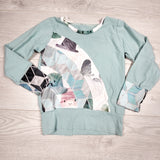 MHAN1 - Handmade aqua coloured crewneck. Approx 5T