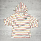 MHAN1 - Ripzone striped hooded terrycloth shirt. Size 6