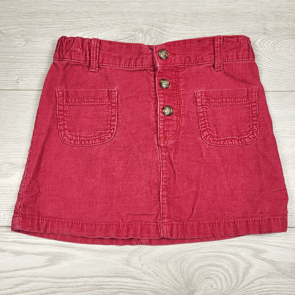 MHAN1 - Carters red corduroy skirt. Size 6/6X