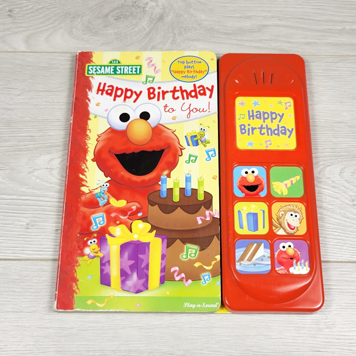 MHAN1 - Seasme Street "Happy Birthday To You" play-a-sound book