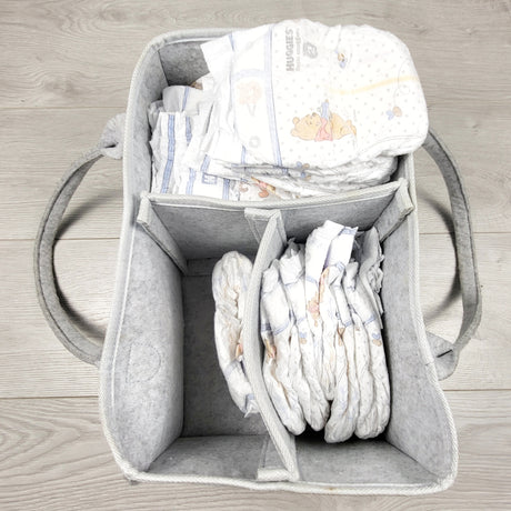 CSHR1 - Putska diaper storage basket + diapers (sorry, no shipping)