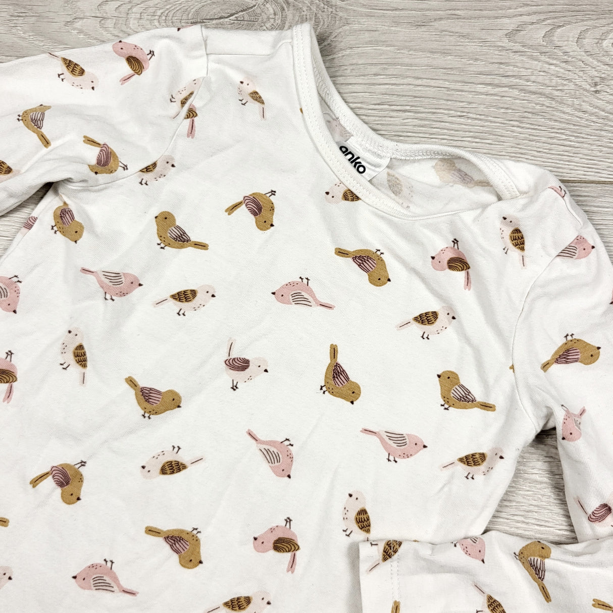 MWLL3 - Anko bodysuit with birds. Size 18-24 months