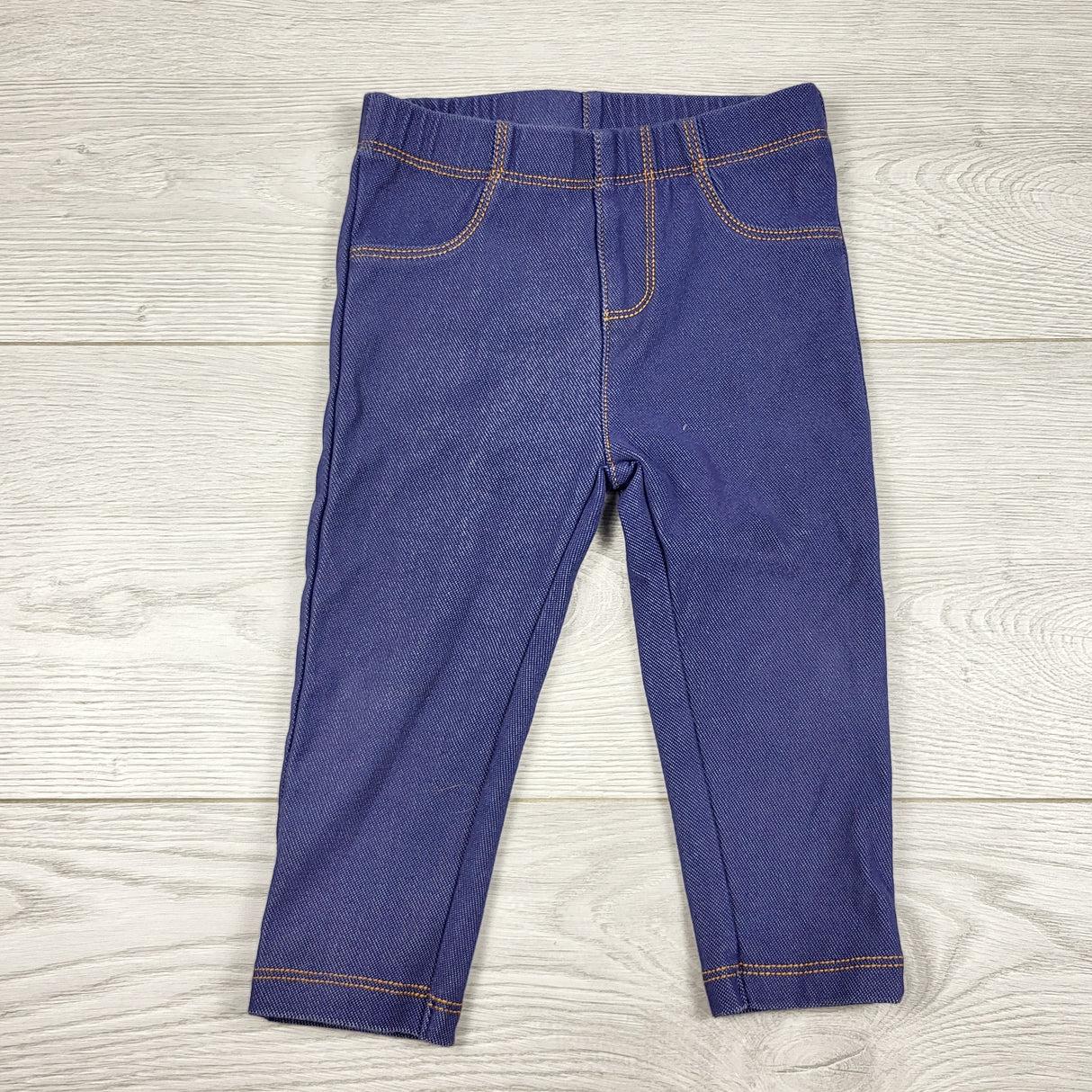 MWLL3 - Pekkle denim look leggings. Size 12 months