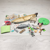 MHAN2- PLAYMOBIL Wiltopia Boat Trip to The Manatees playset