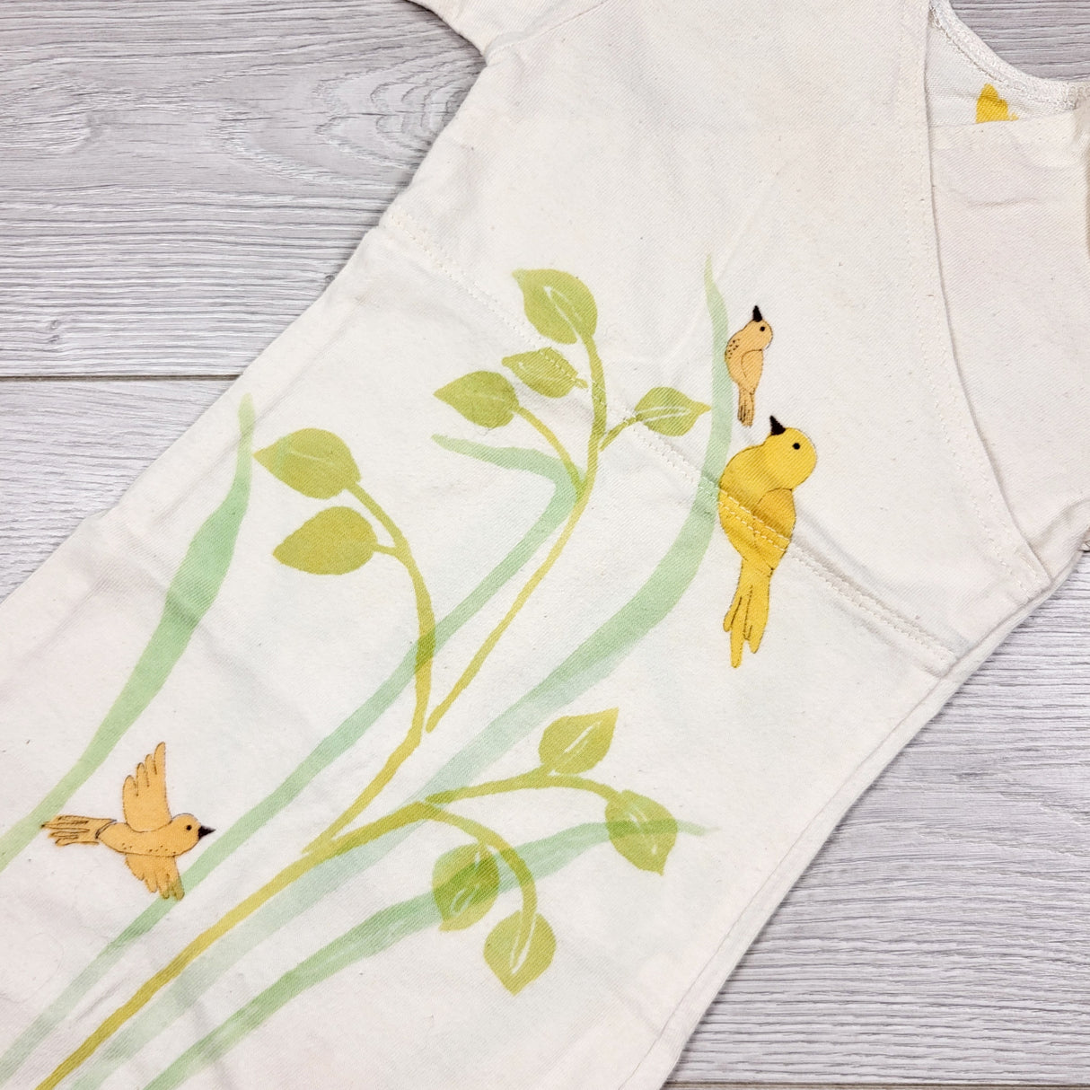 MASO2 - Botanical Bebe floral print knotted baby gown