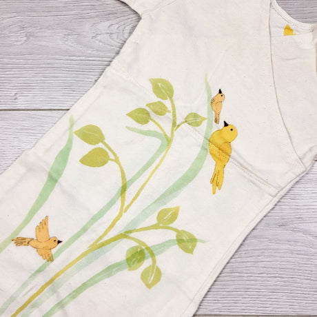 MASO2 - Botanical Bebe floral print knotted baby gown