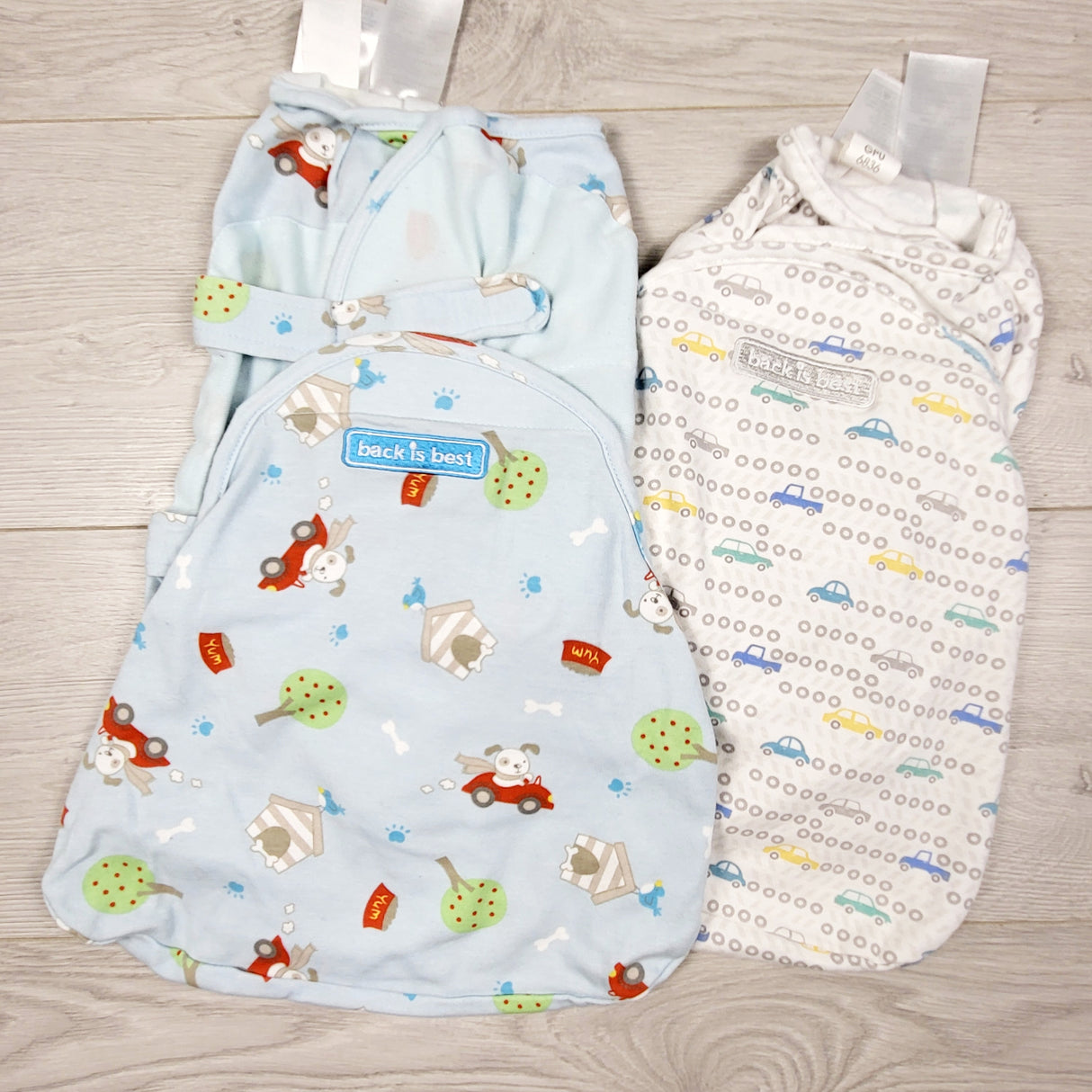 MASO3 - Halo pair of SwaddleSure swaddle bags. Newborn size