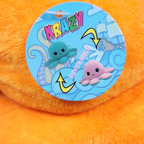 AMST1 - NEW - Reversible Mood Octopus toy