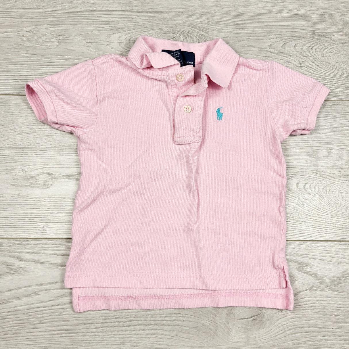 AMST3 - Polo by Ralph Lauren pink polo shirt. Size 12 months