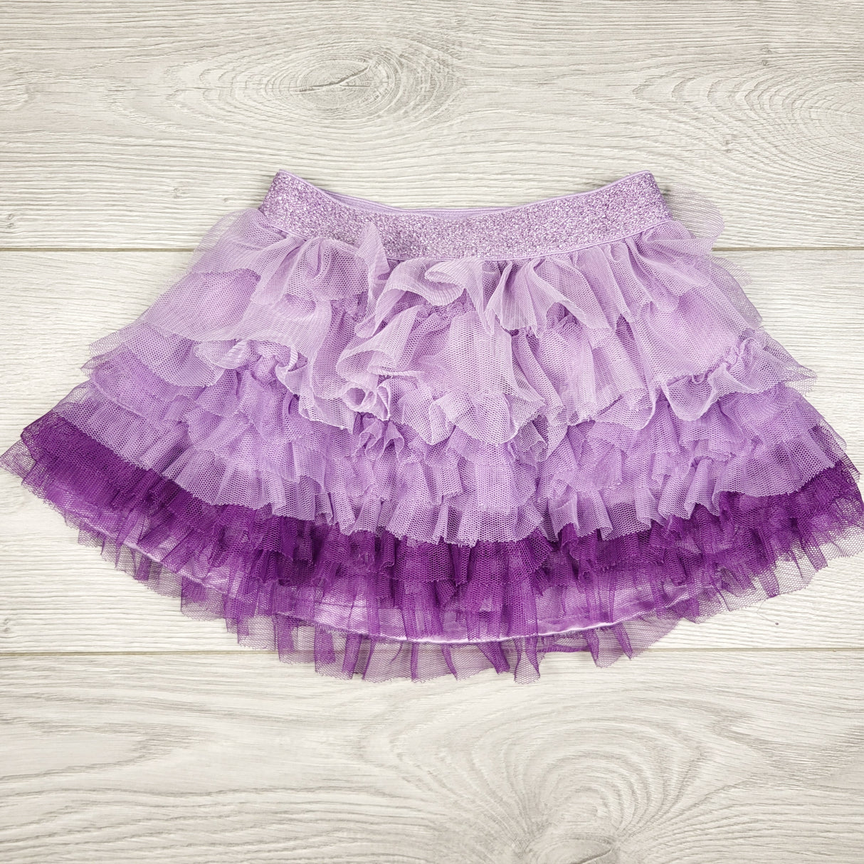 AMST3 - Children's Place purple tulle skirt. Size 12-18 months