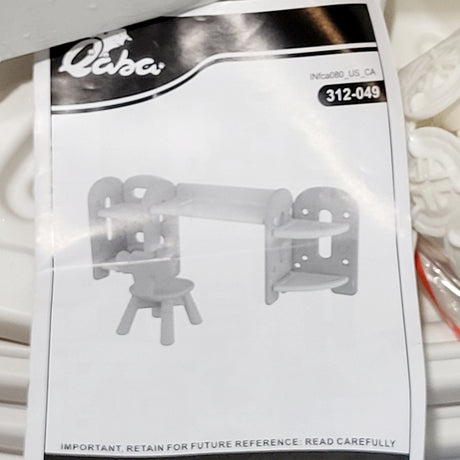 JLMB4 - Qaba Adjustable Table Set. NO Chair (sorry, no shipping)